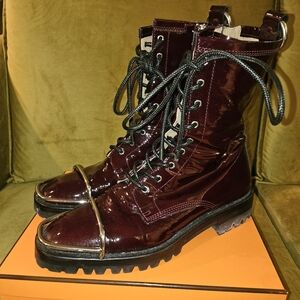 Alexander Wang Kennah Burgundy Boots